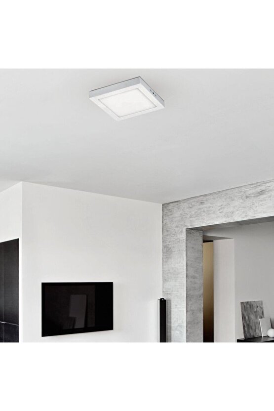 24 Watt Günışığı Ledli Çok Kaliteli Sıva Üstü Tavan Armatür 22 x 22 Cm Kare Sıva Üstü Tavan Armatürü