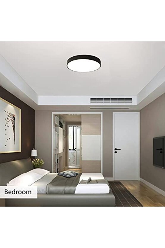 24 Watt Günışığı Ledli, Çok Kaliteli Sıva Üstü Metal Kasa Tavan Armatürü, 1700 Lümen 3000K Armatür