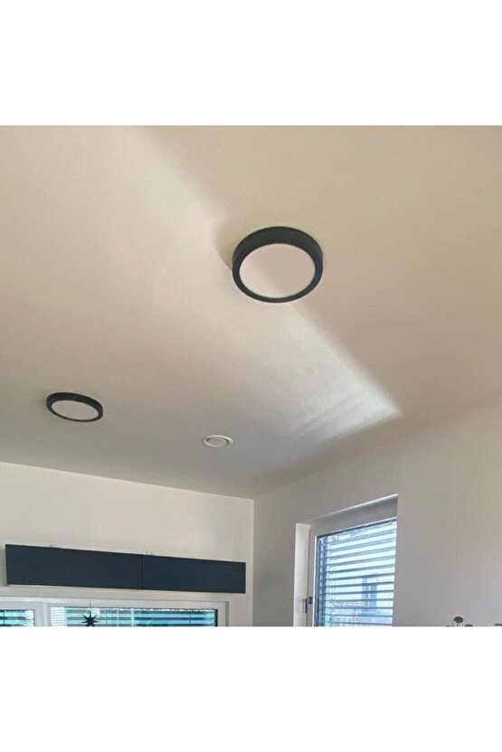 24 Watt Günışığı Ledli, Çok Kaliteli Sıva Üstü Metal Kasa Tavan Armatürü, 1700 Lümen 3000K Armatür