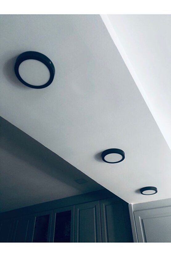 24 Watt Beyaz Işık, Çok Kaliteli Sıva Üstü Metal Kasa Tavan Armatürü, 1700 Lümen 6500 Kelvin Armatür