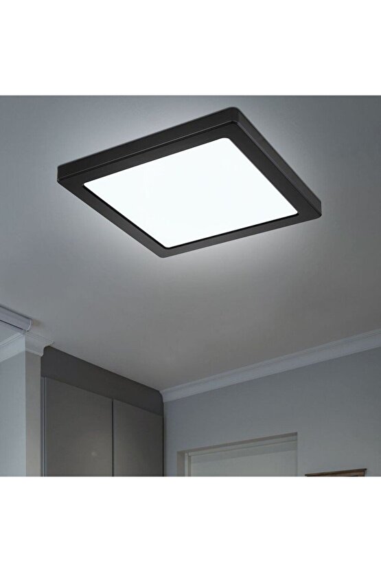 24 Watt Beyaz Işık, Çok Kaliteli Sıva Üstü Metal Kasa Tavan Armatürü, 1700 Lümen 6500 Kelvin Armatür