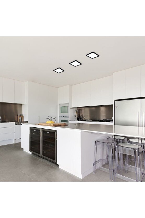 24 Watt Beyaz Işık, Çok Kaliteli Sıva Üstü Metal Kasa Tavan Armatürü, 1700 Lümen 6500 Kelvin Armatür