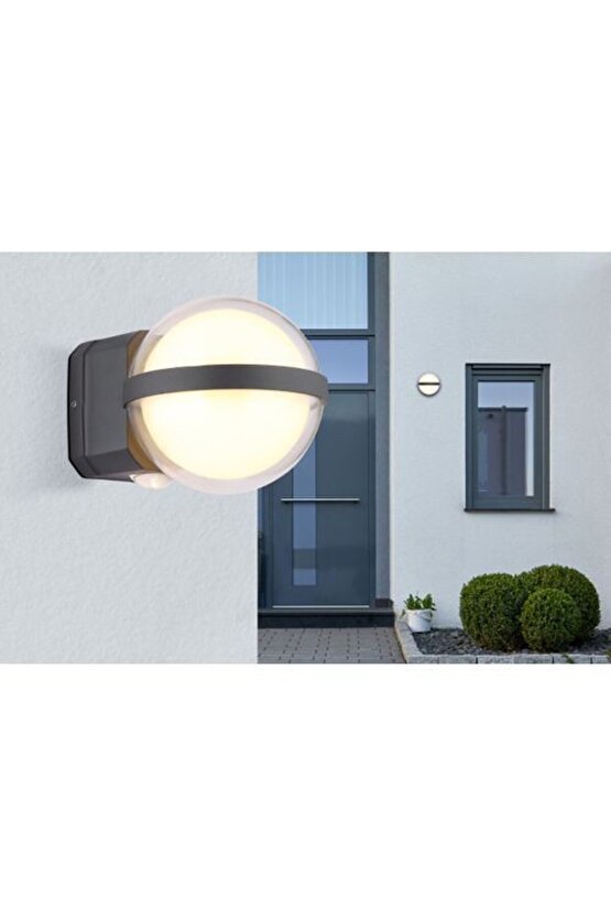 Elektrikle Çalışır, Modern Tasarım Bahçe, Balkon, Teras Armatürü, 12 Watt Led Aplik, Çok Şık Armatür