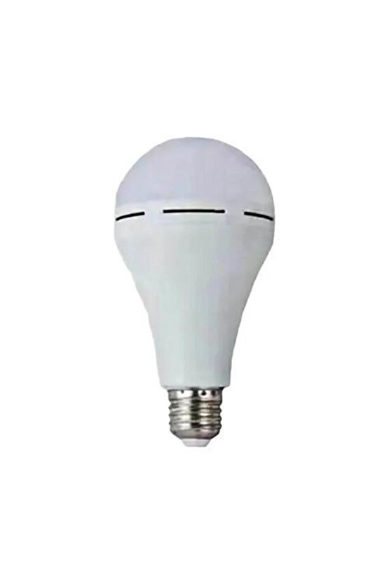 Elektrik Kesilince de Çalışan 9 Watt Led Ampul, Şarjlı Led Ampul Kendini Şarj Eden E27 Duy Led Ampul