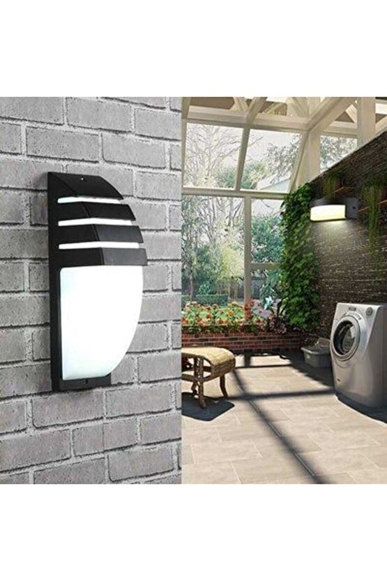 Elektrik İle Çalışır, Karanlıkta Hareket Gördükçe Yanar, Radar Sensörlü 24 Watt Beyaz Işık Aplik