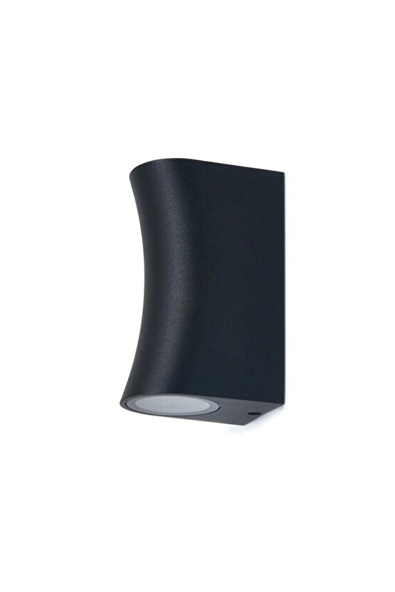 Elektrikle Çalışır, Alüminyum Antrasit Kasa, Çift Yönlü İç ve Dış Mekan Aplik (Led Ampuller Hediye)