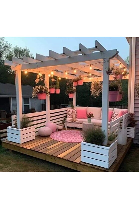 5 Metre, 5 Duylu, Sıralı Düğün, Kına, Organizasyon, İşletme, Bahçe Teras Armatürü Sıralı Duy Armatür