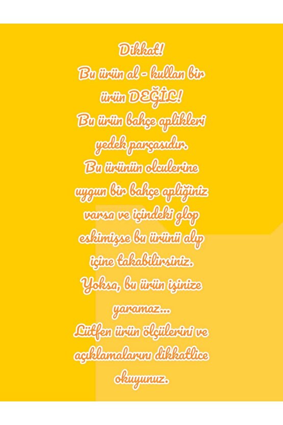 20lik Karpuz Lamba, Birinci Kalite PVC Glop, Bahçe Aplikleri Yedek Parçası, 20 Cm Çapında PVC Küre