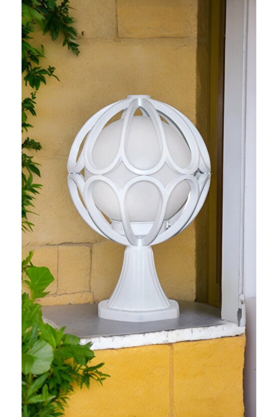 E27 Duylu Set Üstü Armatür, Bahçe Duvar Aydınlatma Apliği, Bahçe Duvar Armatürü, Papatya Armatür