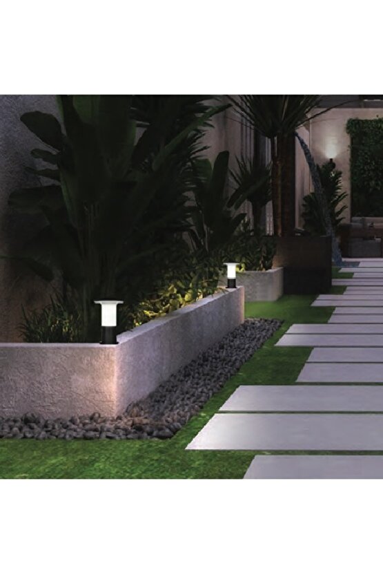 3lü Kısa Mantar Direk Seti, Bahçe Dekorasyon için Şık ve Dayanıklı Ürün