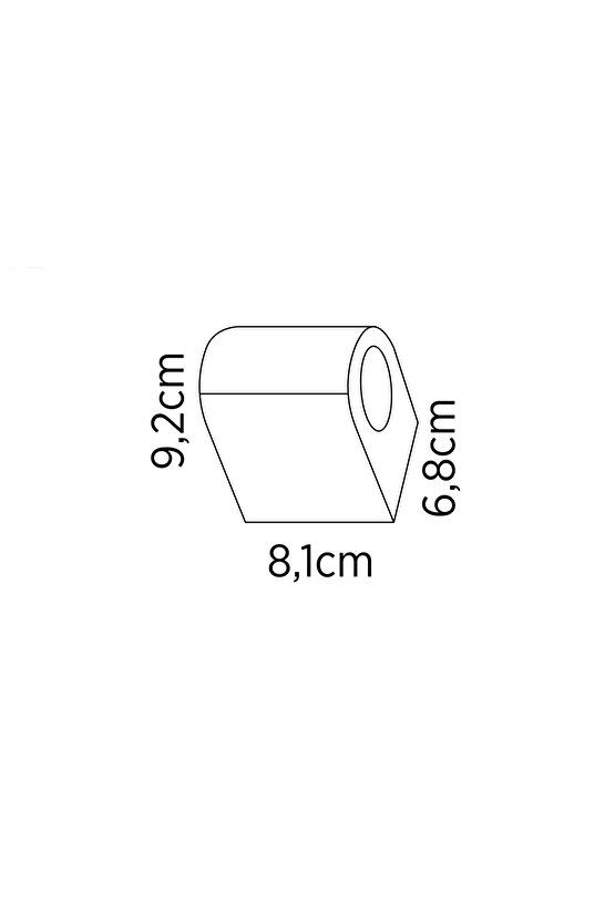 TEK TARAFLI DIŞ MEKAN BEYAZ GÖVDE 7W GU10 DUYLU GÜNIŞIĞI DUVAR APLİK