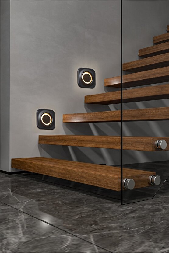 Koridor Basamak Merdiven Kare Spot Lamba Aydınlatma8cm X 8cm (GÜN IŞIĞI)