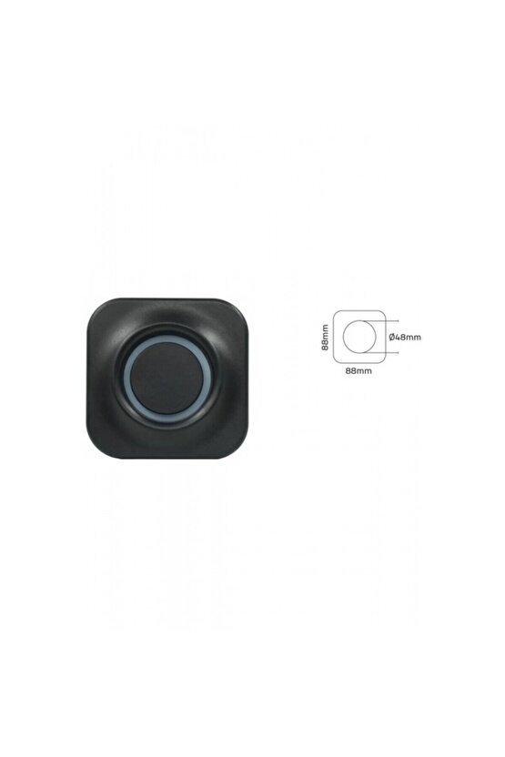 3 Watt Radar Sensörlü, Siyah Kasa, Mavi Işık Merdiven, Koridor, Basamak, Hol Armatürü - Led Armatür