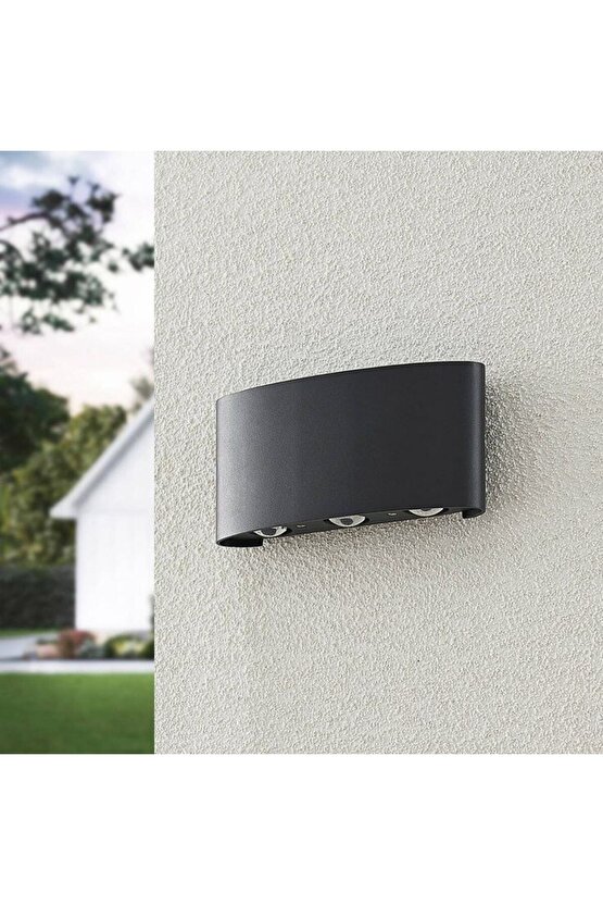 Uranüs 6 W. Gün Işığı Ledli Dekoratif Işık Süzmeli Iç Ve Dış Mekan Modern Aplik (ELEKTRİKLE ÇALIŞIR)