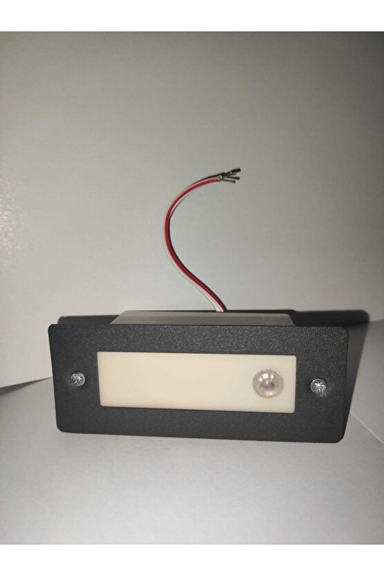 Antrasit Kasa Sensörlü Mavi Işık Merdiven Ve Basamak Armatürü