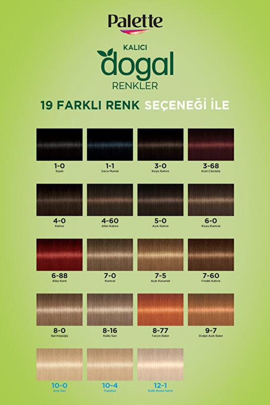 Kalıcı Doğal Renkler  7-60 Fındık Kahve Goji Berry Özü Saç Boyası