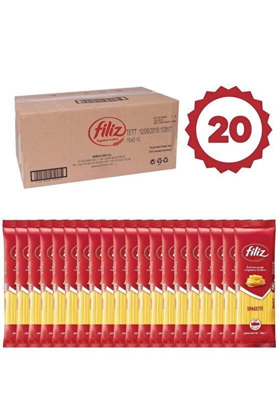 Filiz Spagetti 500gr 1Koli x20