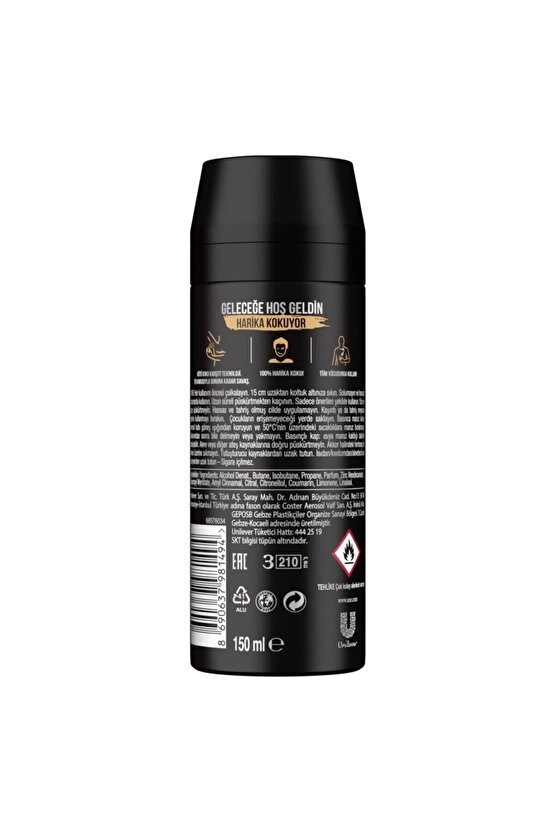 Erkek Deodorant Dark Temptation 150 mll 3lü Avantaj Paketi  8690637981494-003