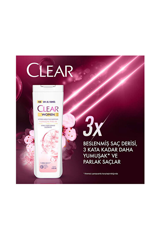 Women Yumuşak Ve Parlak Kepeğe Karşı Etkili Şampuan 350 Ml