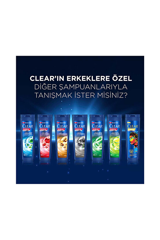 Men Saç Dökülmesine Karşı Kepeğe Karşı Etkili Şampuan 350 Ml