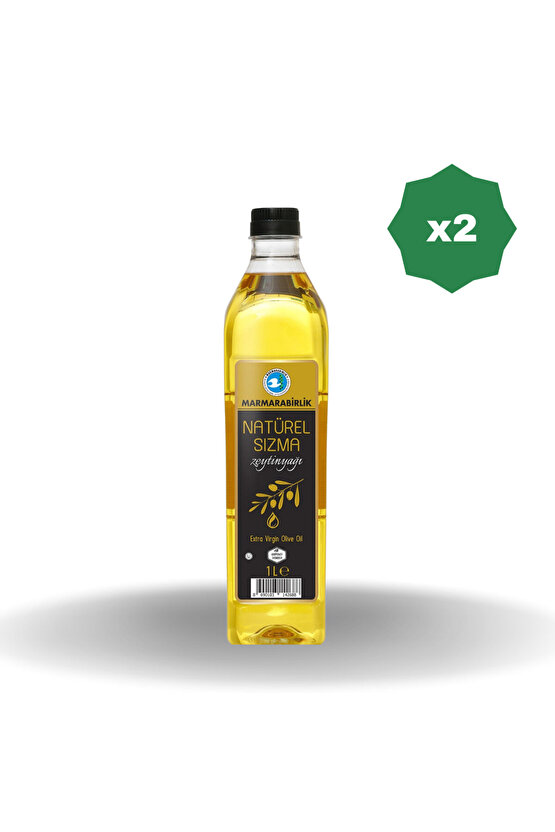 MARMARABİRLİK SIZMA ZEYTİNYAĞI PET ŞİŞE 1 LT X 2 ADET