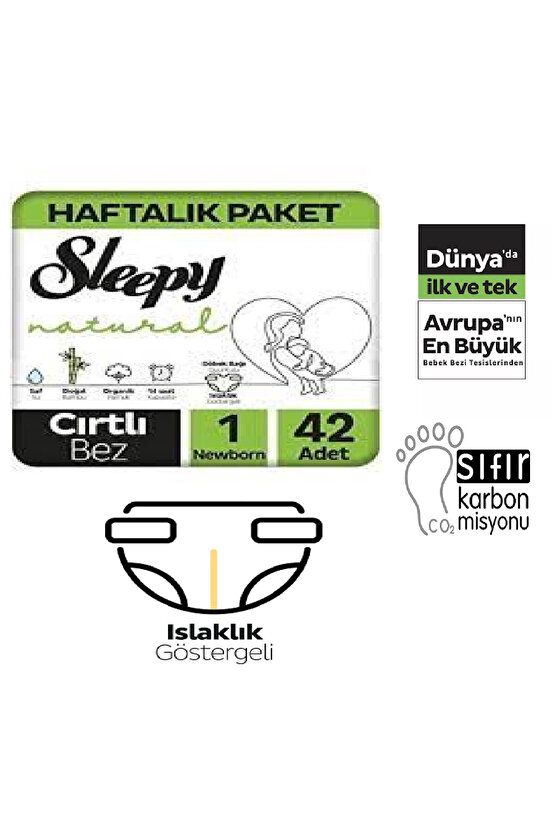 jumbo bebek bezi no:1 yeni doğan 2-5 KG (8681212069270)