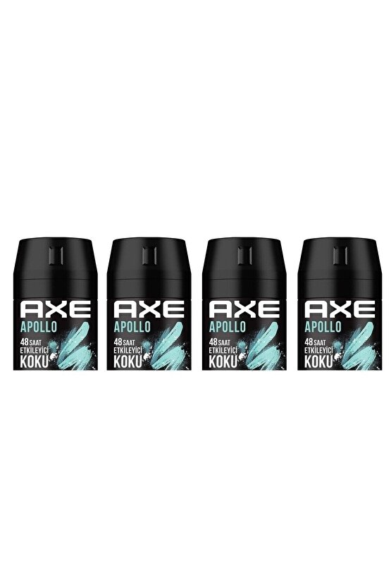 Erkek Deodorant Sprey Apollo 150 ml 8690637981531 (4 Adet)