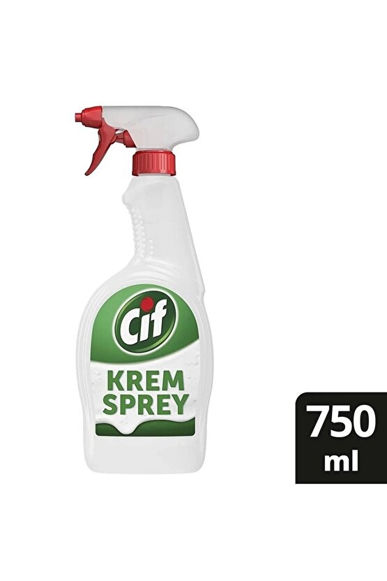 Krem Sprey %100 Krem Gücü Yağ, Kireç, Kir, Pas Sökücü Leke Çıkarıcı 750 Ml 1 Adet