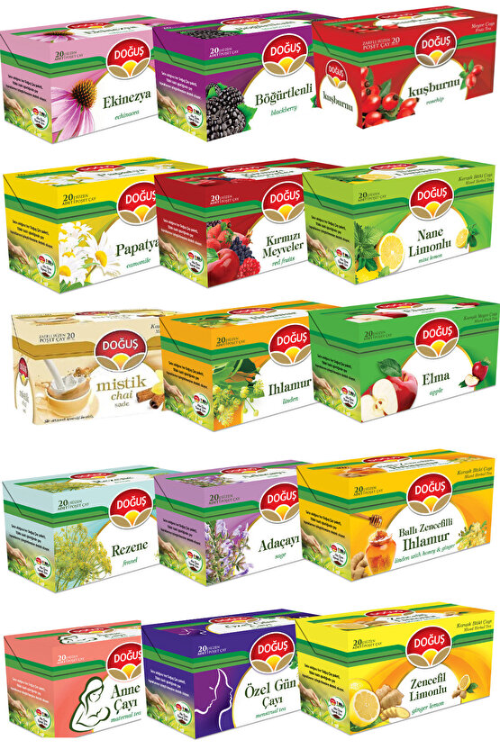 Ballı Zencefilli Ihlamur Bitki Bardak Poşet Çayı 20li X 2 Adet