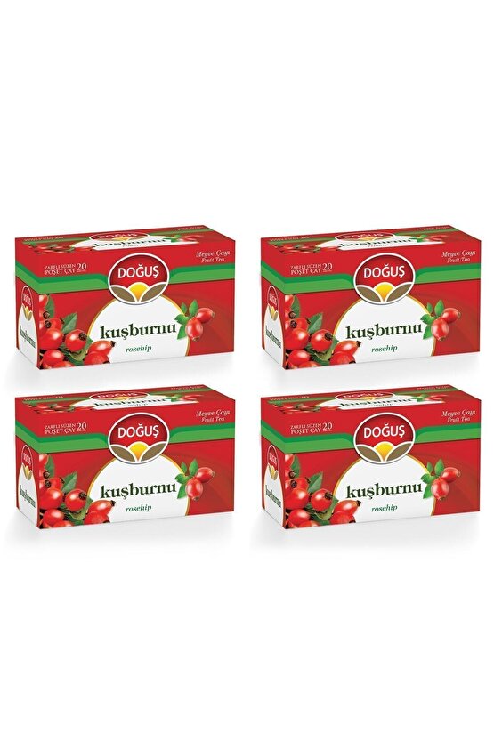 Kuşburnu Bitki Çayı 20li*4
