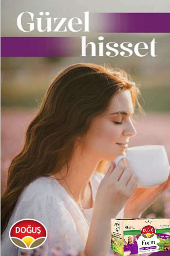 Form Yeşil Çaylı Tarçınlı Bitki Çayı 20’li