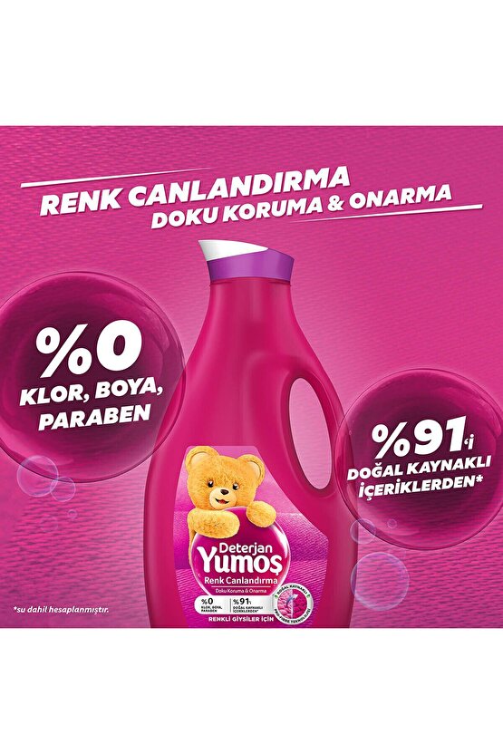 Renkli Giysiler Sıvı Çamaşır Deterjanı 2520 ml