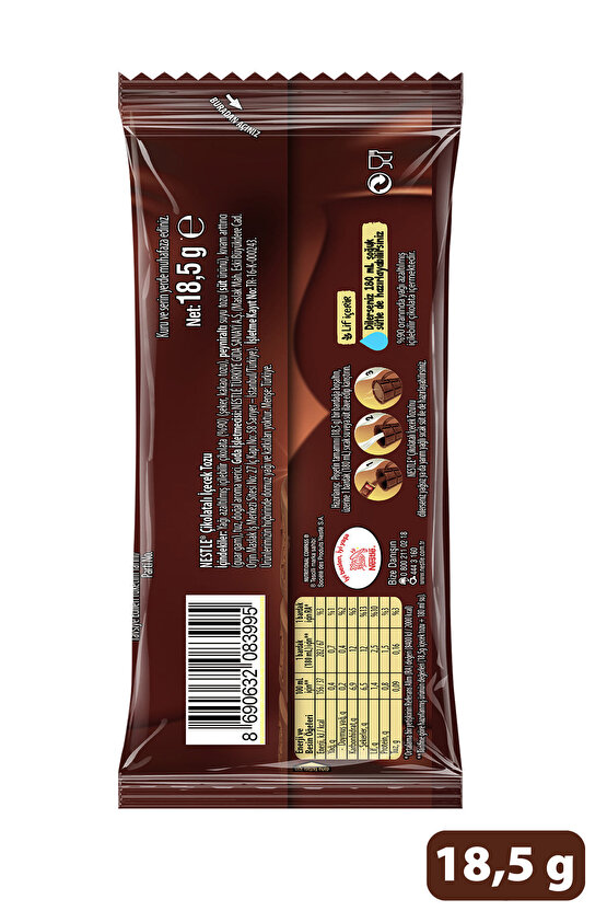 Yeni Sıcak Çikolatası 24 Adet 18.5gram