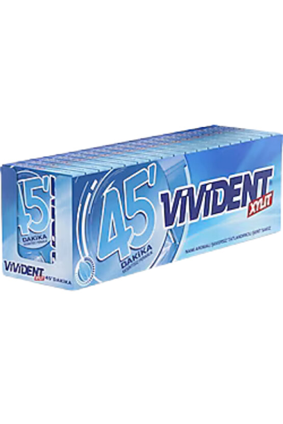 45 Dakika Nane Aromalı Şekersiz Tatlandırıcılı Şerit Sakız 33 GR * 18 Adet