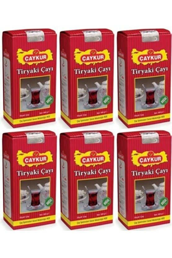 Çaykur Tiryaki 500 gr 6lı Avantaj Paket
