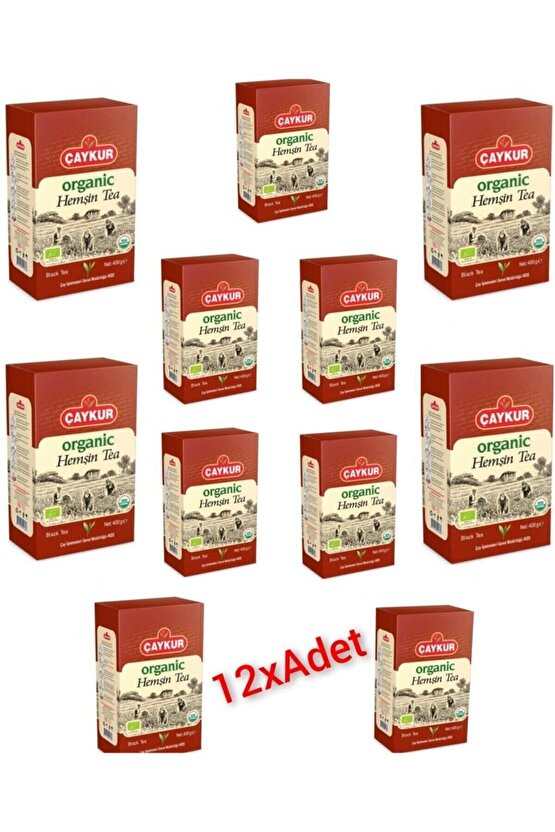 Çaykur Organik Hemşin Çayı 400gr. (KARTON KUTU) 12x Adet
