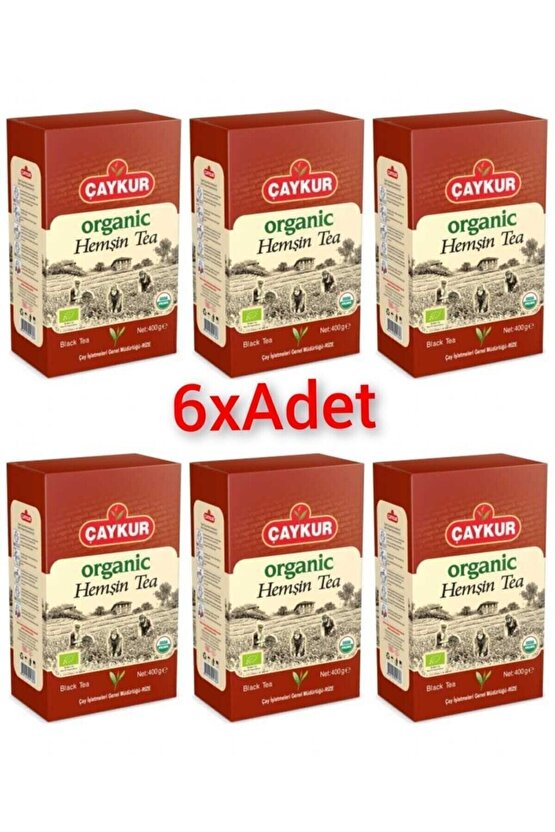 Çaykur Organik Hemşin Çayı 400gr. (KARTON KUTU) 6x Adet