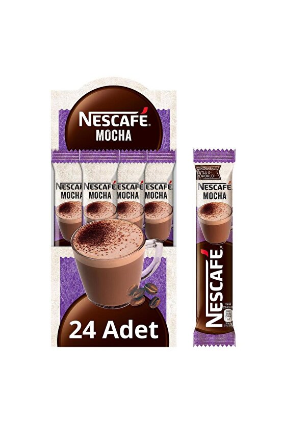 3ü 1 Arada Hazır Kahve Mocha 17 g x 24 Adet