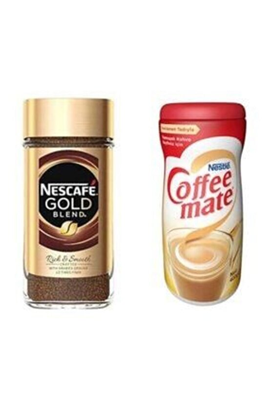 Gold 200 gr Cam Kavanoz Ve 400 gr Coffee Mate Avantajlı Paket