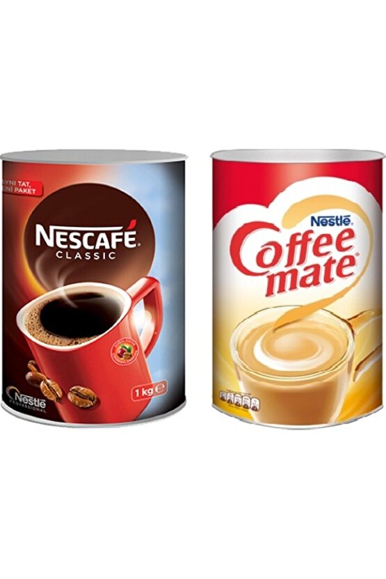 Classic Teneke Kutu 1000 gr Coffee Mate 2000 gr Kahve Kreması