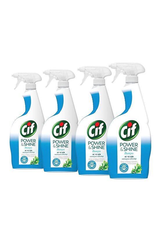 Sprey Power & Shine Banyo 750 Ml X 4 Adet