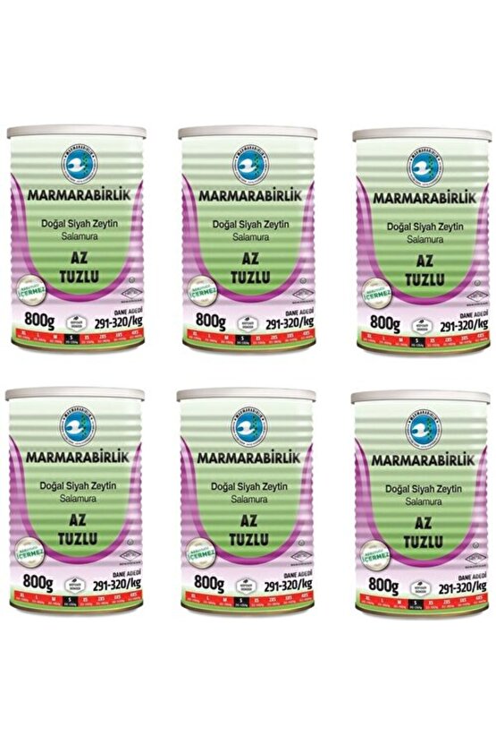 Az Tuzlu Hususi Tnk (291-320) 800 gr X 6