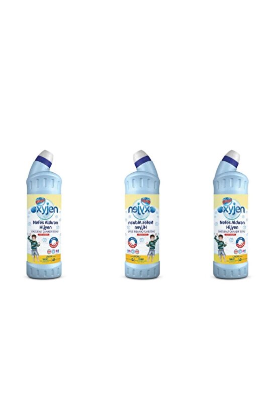 Oksijen Çamaşır Suyu 750 ml X 3 Adet