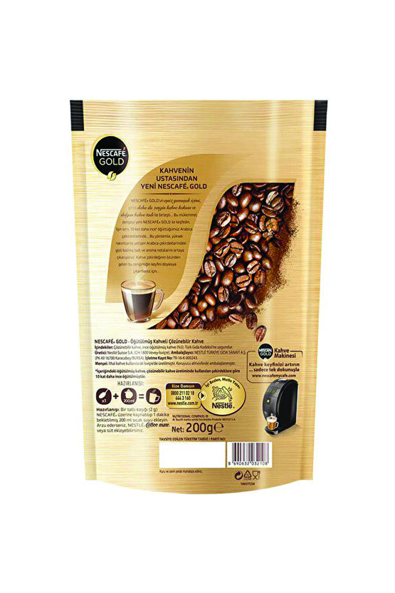 Gold Kahve Poşet 200 Gr - 2li Paket