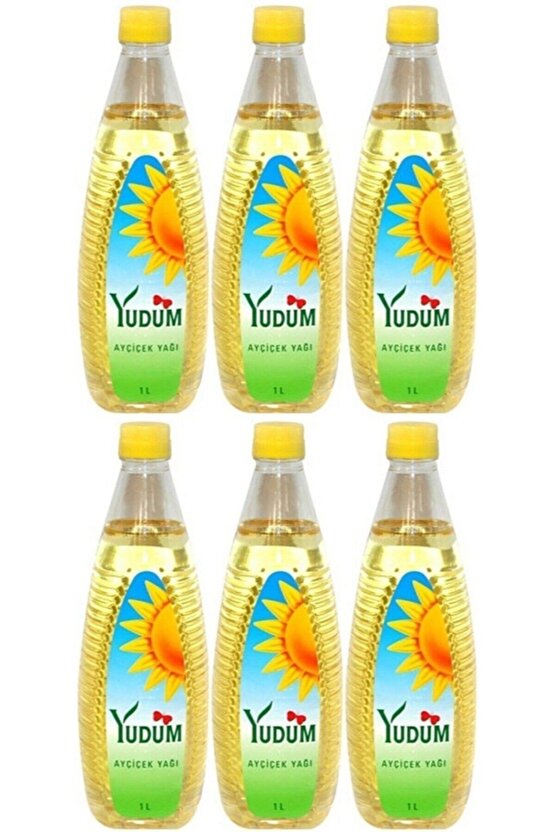 Ayçiçek Yağı 1 L 6 Adet