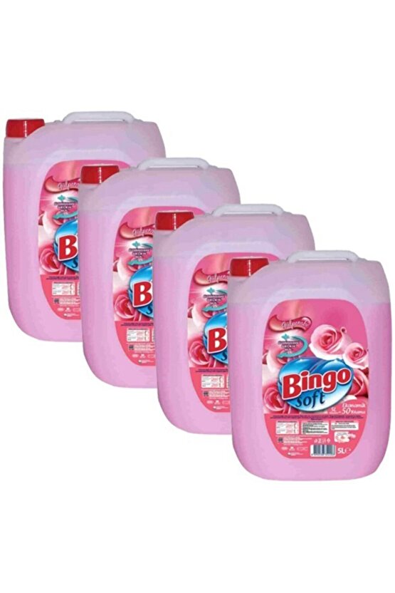 Soft Yumuşatıcı Gülpembel 5 l X 4 Adet