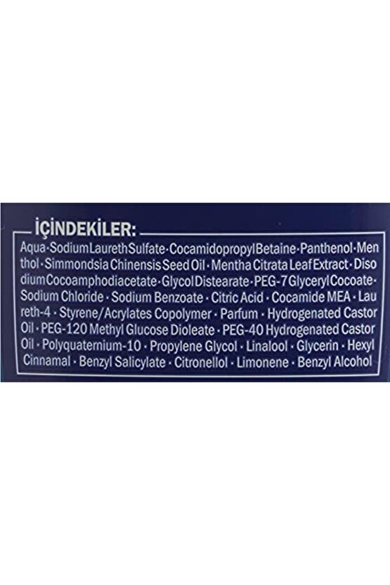 Marka: Erkekler Için Mentollü Şampuan, 550 Ml Kategori: Şampuan