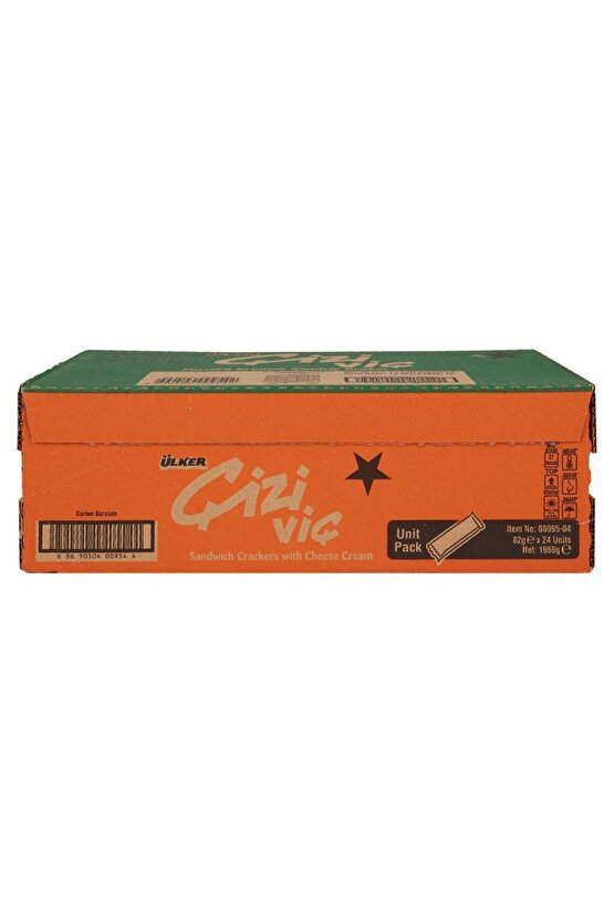 ÇİZİVİÇ Peynirli Sandviç Kraker - 90 gram - 24 Adet