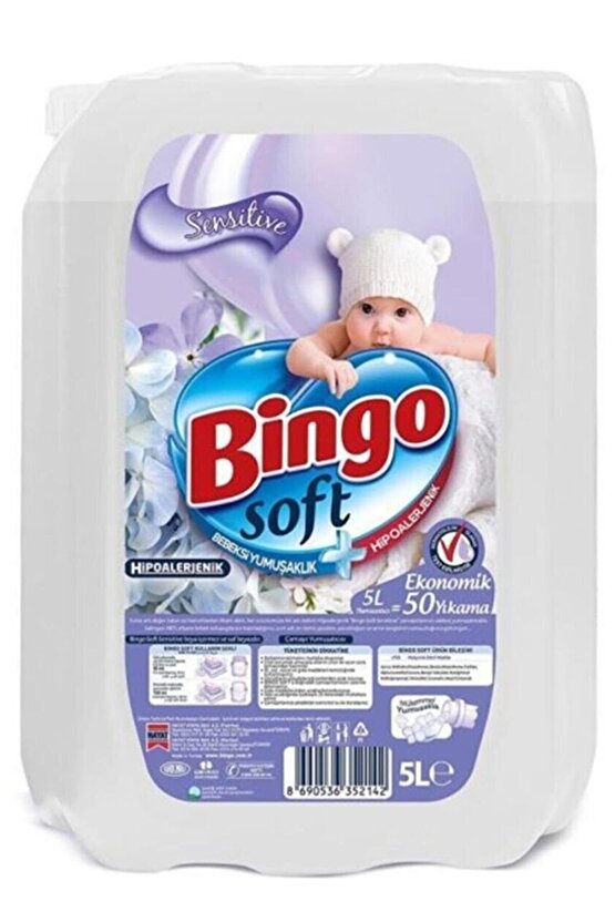Soft Yumuşatıcı Sensitive 5 Lt