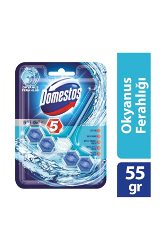 5li Güç Okyanus Ferahlığı Tuvalet Bloğu 55 gr